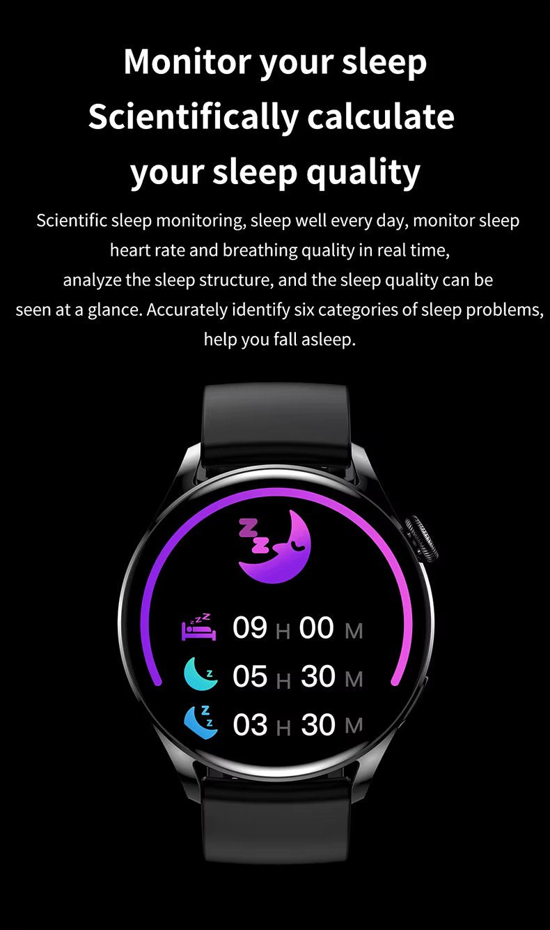 Smartwatch Deportivo Negro con Correa Metálica – Estilo, Tecnología y Rendimiento
