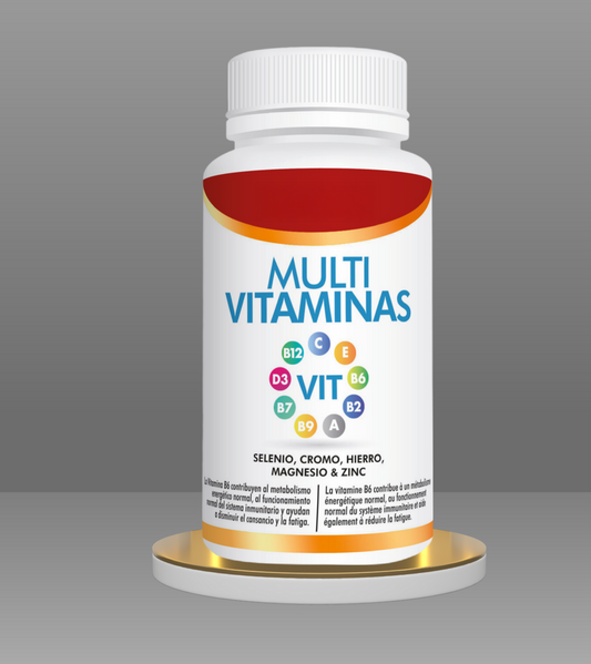 Multivitaminas 60 Cápsulas – Energía, Inmunidad y Bienestar