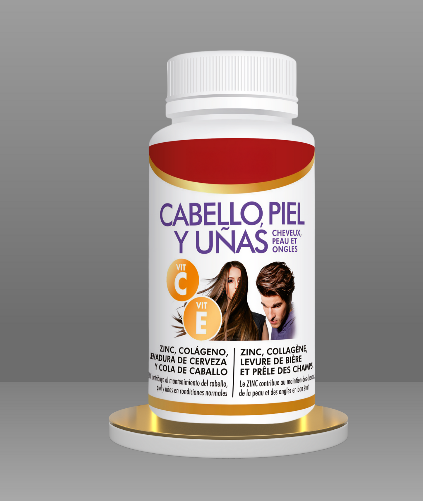 Suplemento Cabello, Piel y Uñas – 60 Cápsulas Fortalecedoras