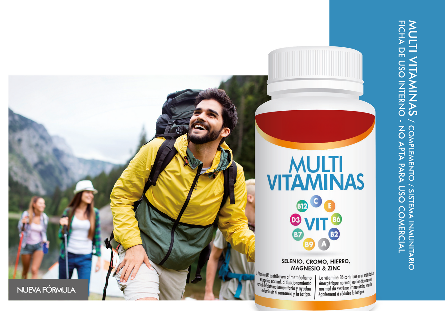 Multivitaminas 60 Cápsulas – Energía, Inmunidad y Bienestar